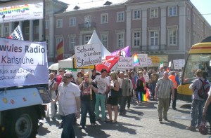 Demo vor dem Rathaus